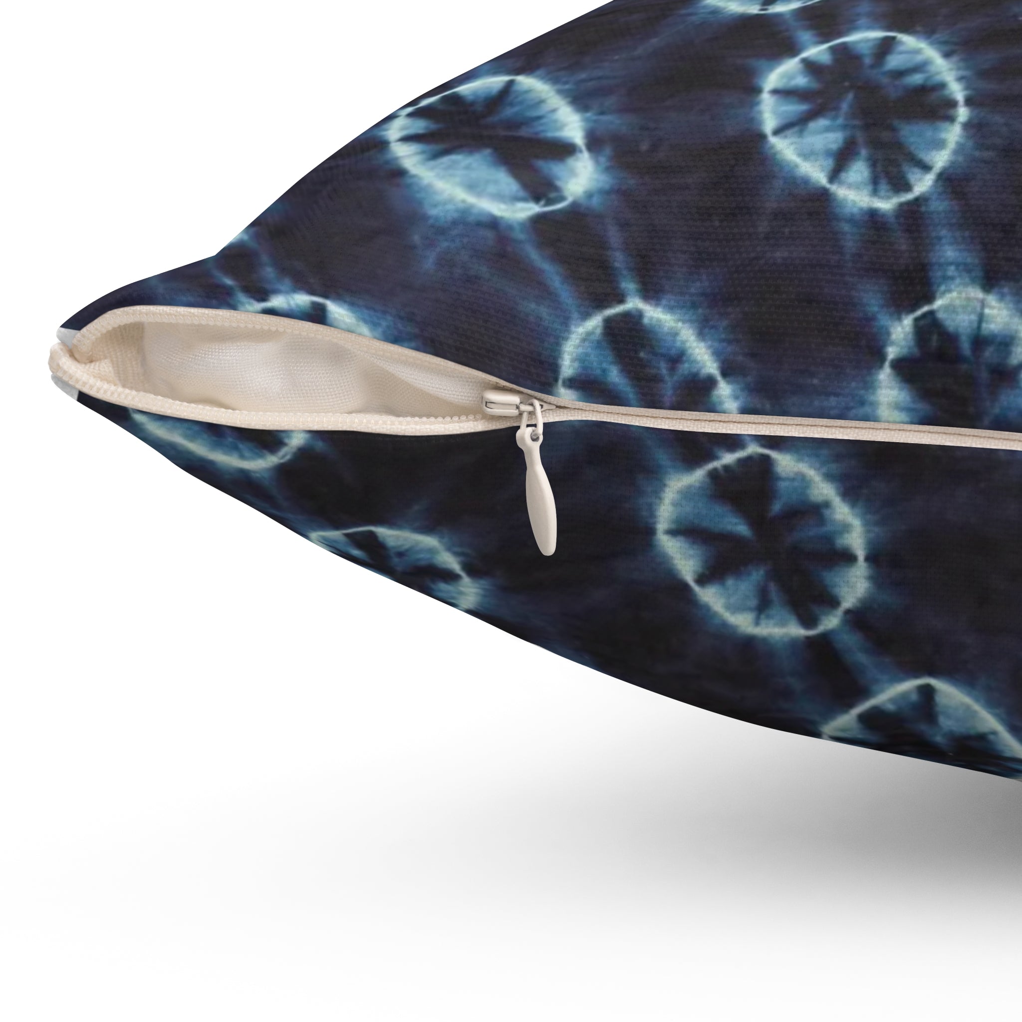 Indigo Adire Square Pillow