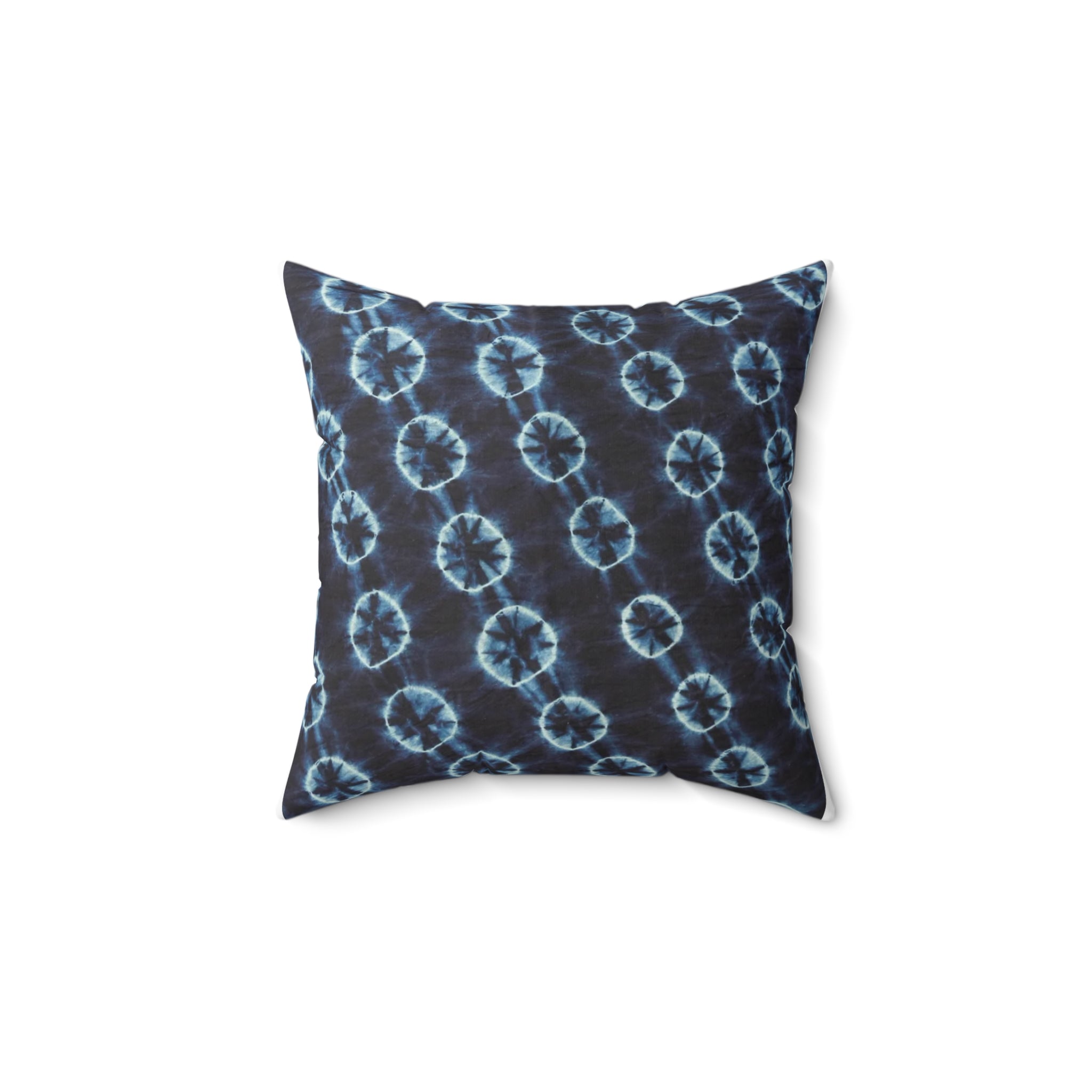 Indigo Adire Square Pillow